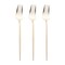 Shiny Gold Moderno Disposable Plastic Dinner Forks (300 Forks)